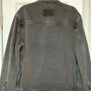 Mens Ksubi Werker Denim Jacket Cement 